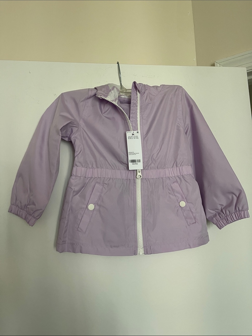 Carter's Lilac Hooded Kids Raincoat